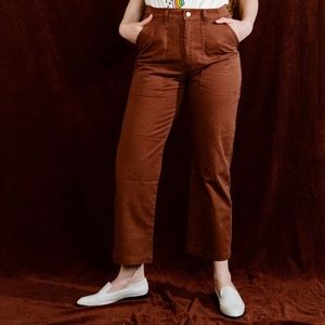 Big Bud Press Work Pants in Fudgesicle Brown XS